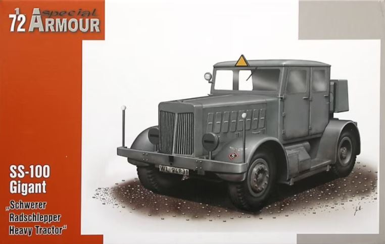 SA72001  техника и вооружение  SS-100 Gigant "Schwerer Radschlepper/Heavy Tractor"  (1:72)