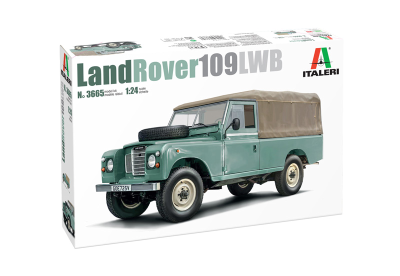 3665  автомобили и мотоциклы  Land Rover 109 LWB  (1:24)