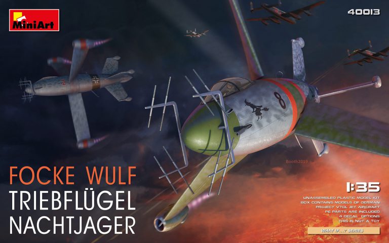 40013  авиация  FOCKE WULF TRIEBFLUGEL NACHTJAGER  (1:35)