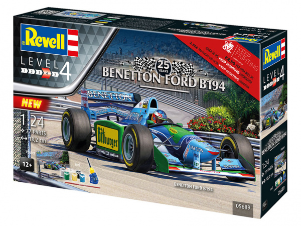 05689  автомобили и мотоциклы   25 Years Benetton B194  (1:24)