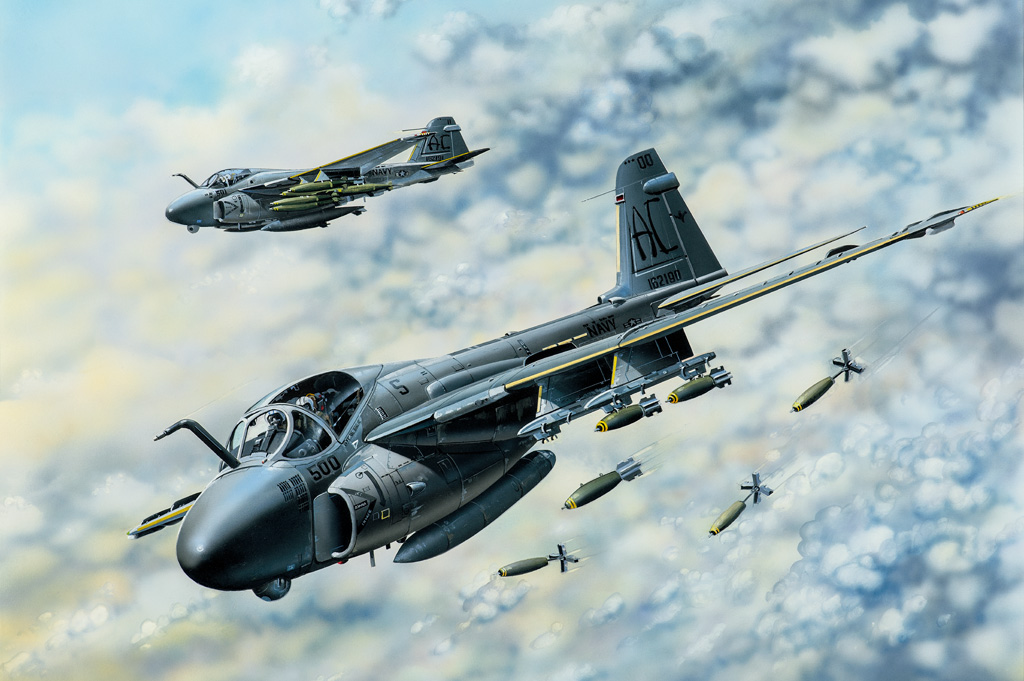 81710  авиация  A-6E TRAM Intruder  (1:48)