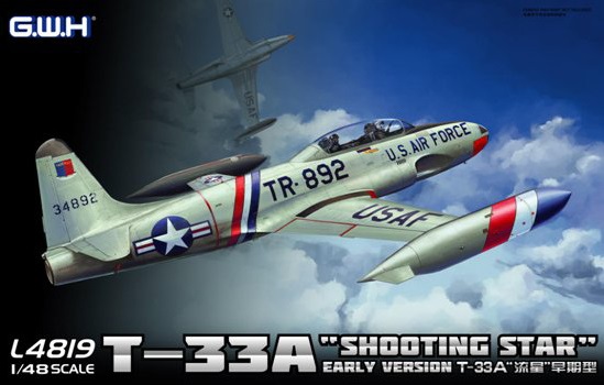L4819  авиация  T-33A "Shooting Star" Early Version  (1:48)