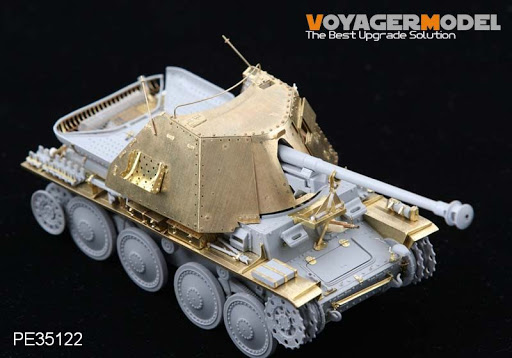 PE35122  фототравление  Набор фототравления для Marder III Ausf.H (1:35)