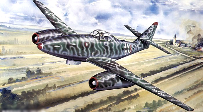 02236  авиация  Messerschmitt Me 262 A-2a  (1:32)