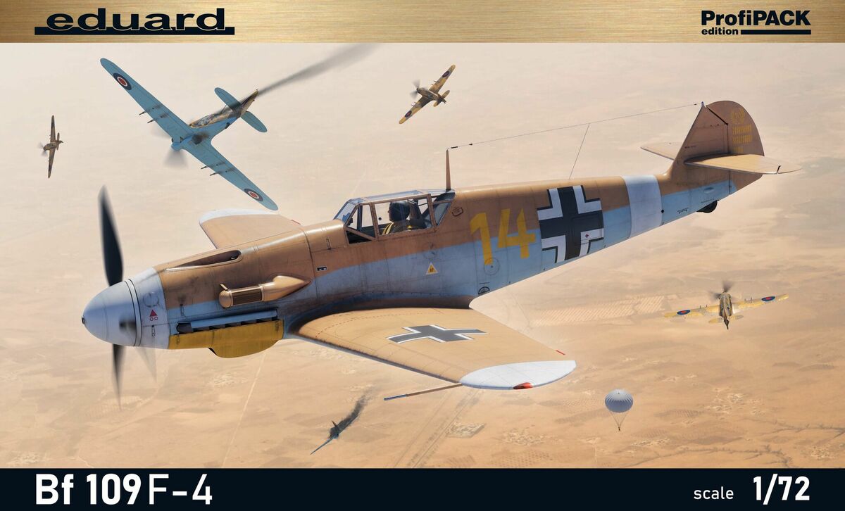 70155  авиация  Bf 109 F-4 ProfiPACK Edition  (1:72)