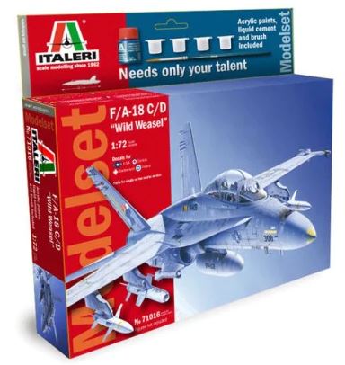 71016  авиация  F/A-18 C/D ''WILD WEASEL''  (1:72)