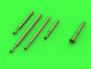 AM-72-096  металлические стволы  P-38M - .50cal Brownings + 20mm cannon tips with flash hider (1:72)