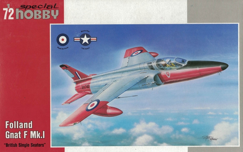 SH72322  авиация  Folland Gnat F.Mk.I  (1:72)