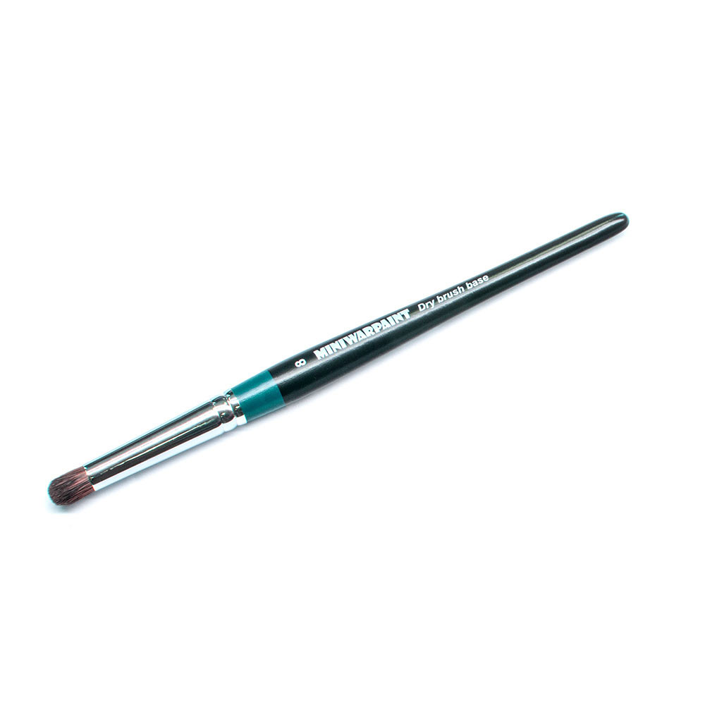 T-037  кисти  Кисть MiniWarPaint Drybrush Base №8