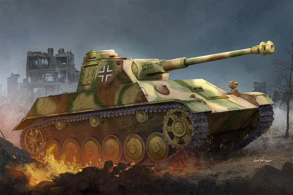 80151  техника и вооружение  Pz.Kpfw.III/IV auf Einheitsfahrgestell (Small Turret) (1:35)