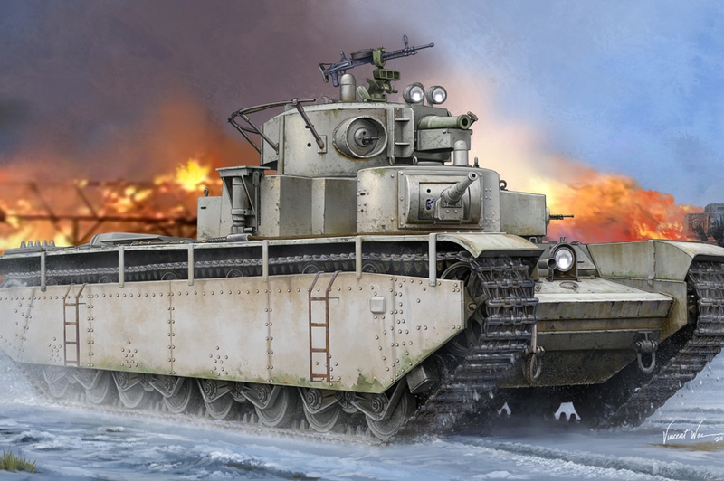 83842  техника и вооружение  SOVIET T-35 HEAVY TANK Before 1938  (1:35)
