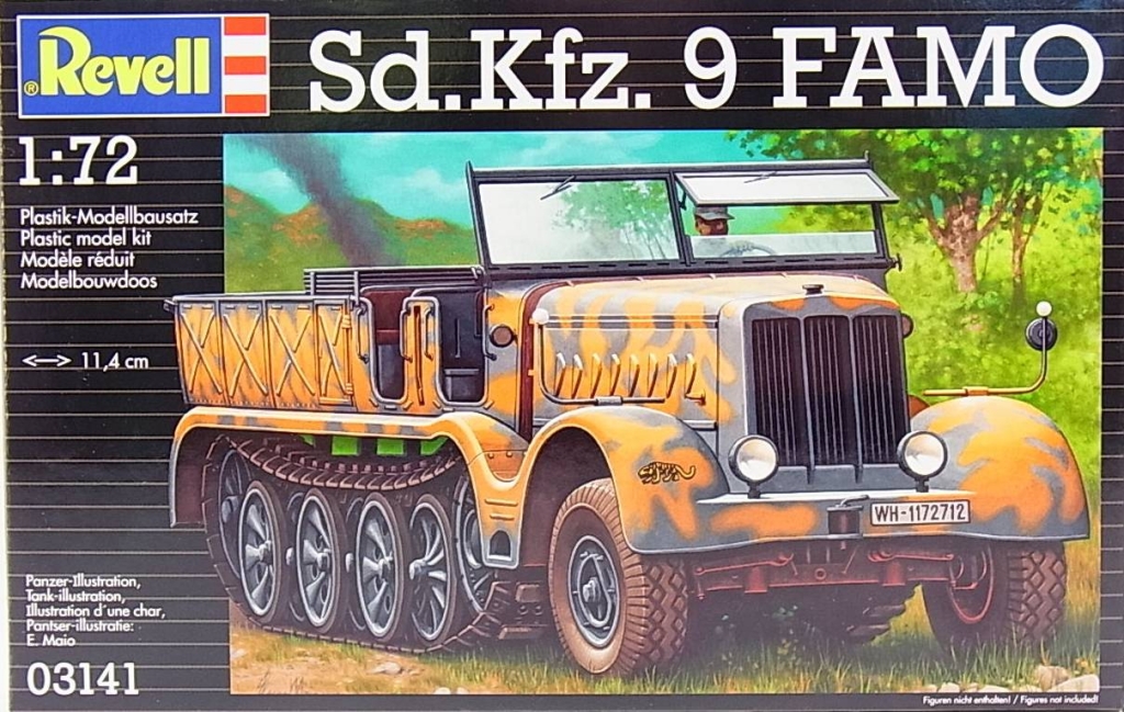 03141  техника и вооружение  Бронетранспортер Sd.Kfz.9 Famo (1:72)