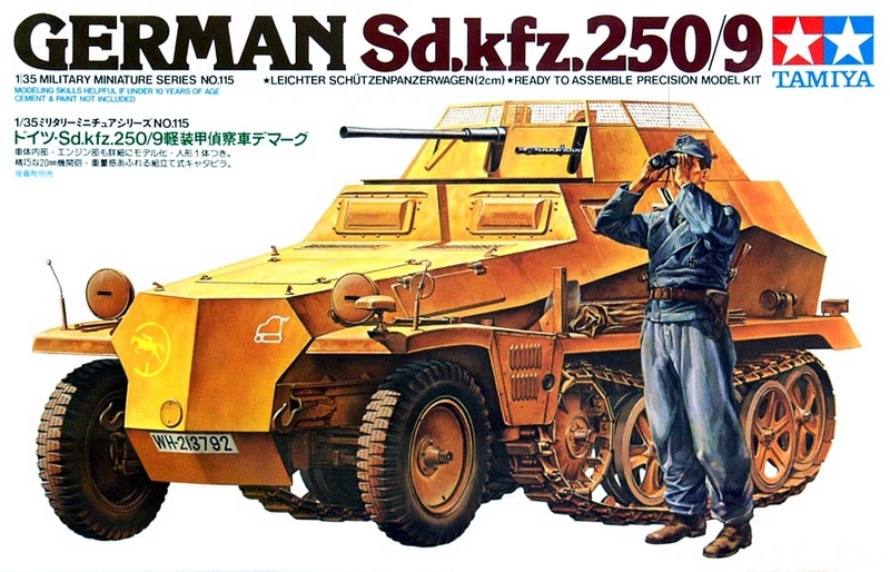 35115  техника и вооружение  German Sd.kfz.250/9  (1:35)