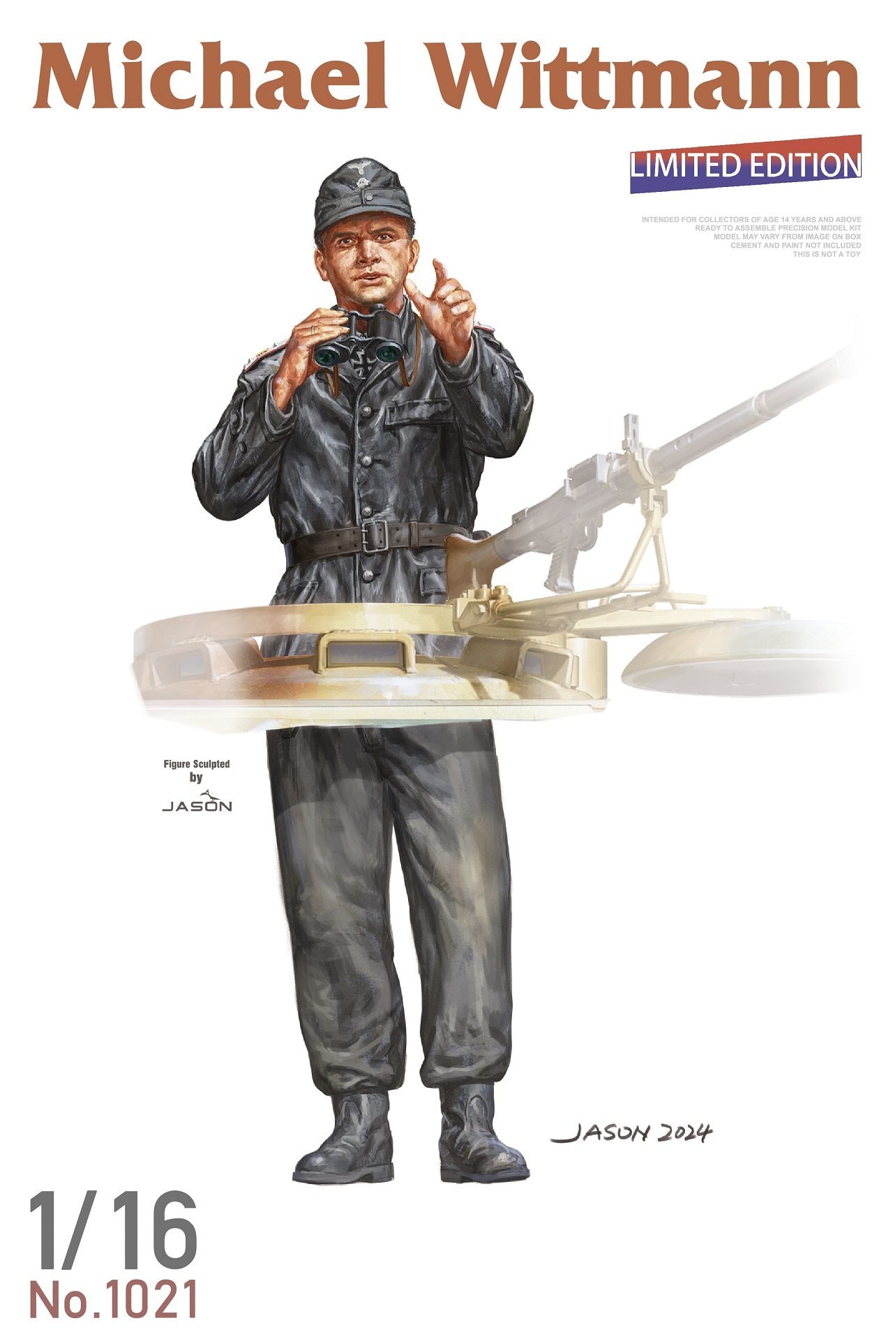 1021  фигуры  Michael Wittmann (Limited edition)   (1:16)