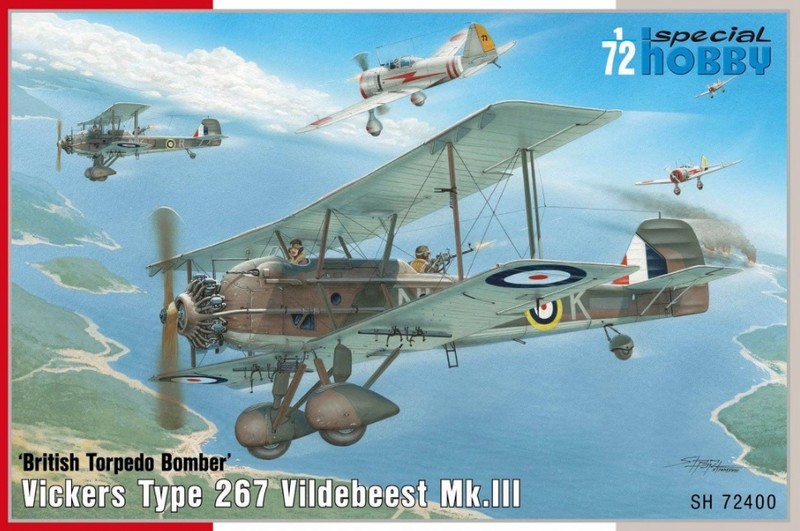 SH72400  авиация  Vickers Vildebeest Mk.III  (1:72)