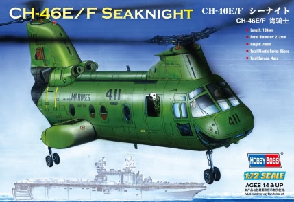 87223  авиация  CH-46E Seaknight  (1:72)