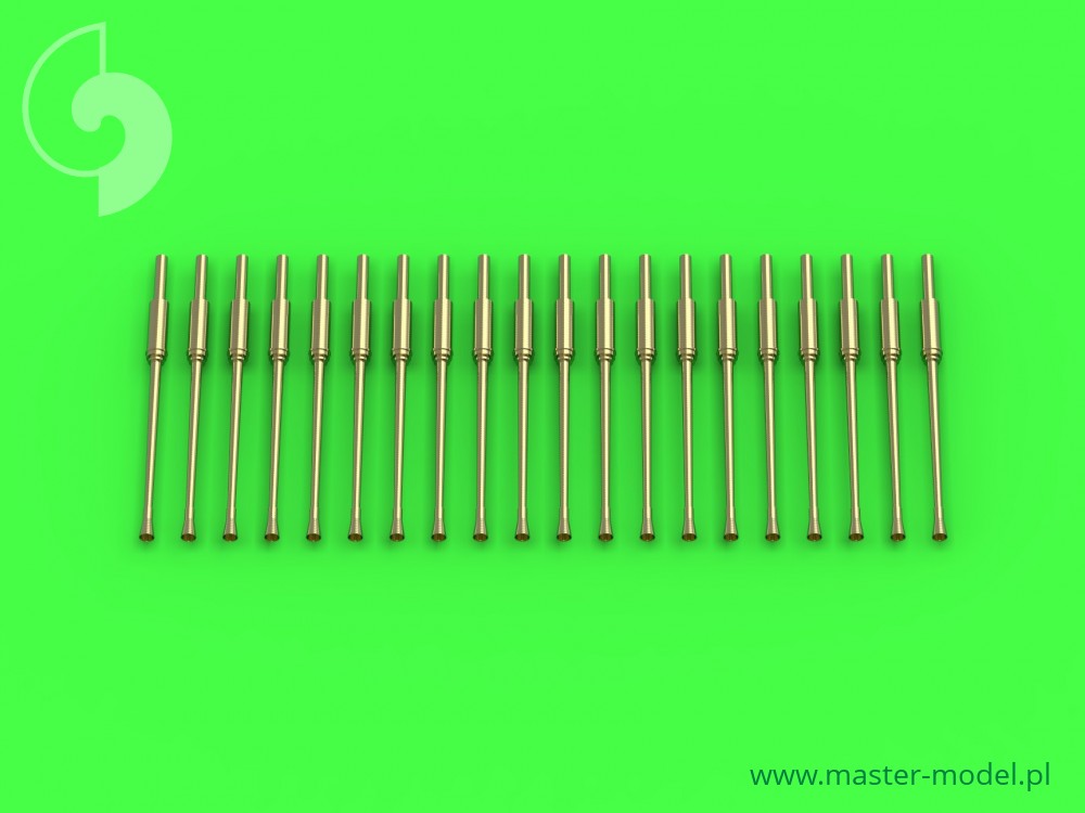 SM-350-081  дополненияиз металла  Стволы Bofors 40мм. с воздушным охлаждением (20шт.) для HMS Robert