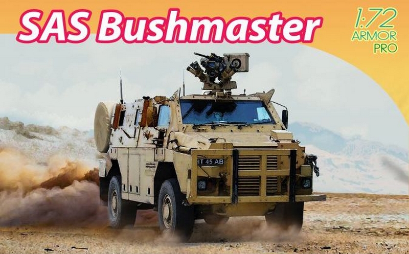 7701  техника и вооружение  SAS Bushmaster  (1:72)