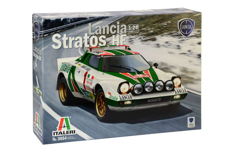 3654  автомобили и мотоциклы  LANCIA STRATOS HF  (1:24)