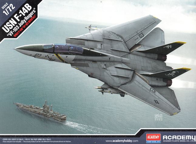 12578  авиация  U.S. Navy F-14B VF-103 Jolly Rogers  (1:72)
