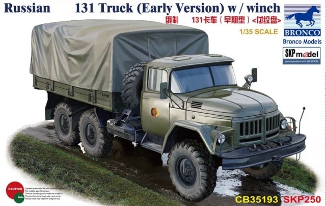 CB35193  техника и вооружение  Russian Z&L-131 Truck (Early Version) w / winch  (1:35)