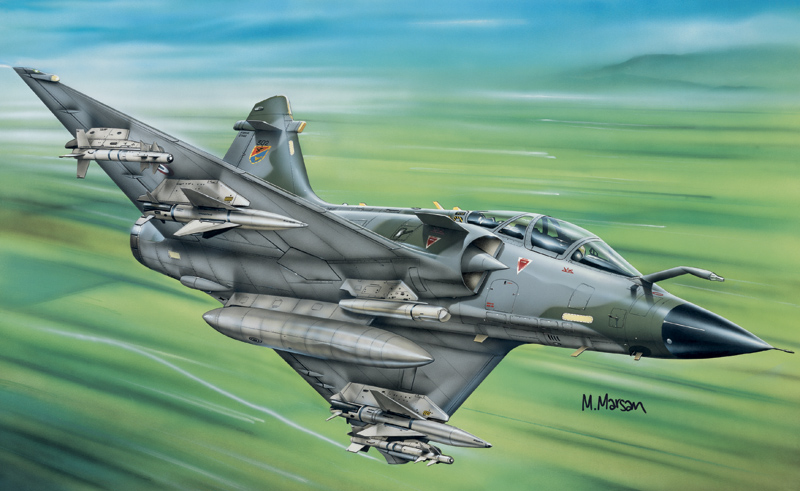 0023  авиация  MIRAGE 2000 D (1:72)