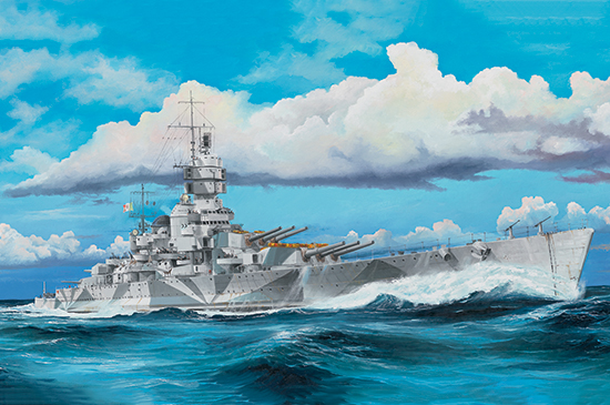 05320  флот  Italian Navy Battleship RN Vittorio Veneto 1940  (1:350)