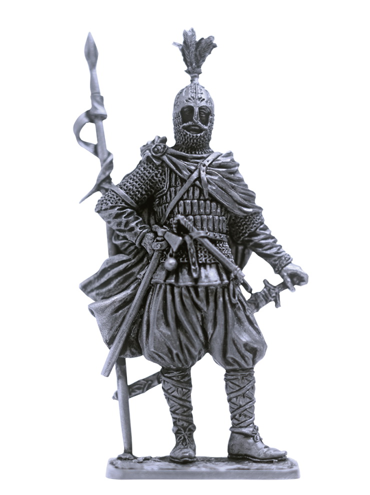 335 M  миниатюра  Знатный дружинник-конник. Русь, 10 век