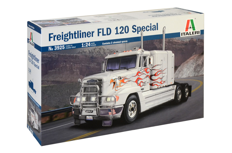 3925  автомобили и мотоциклы  Freightliner FLD 120 Special  (1:24)