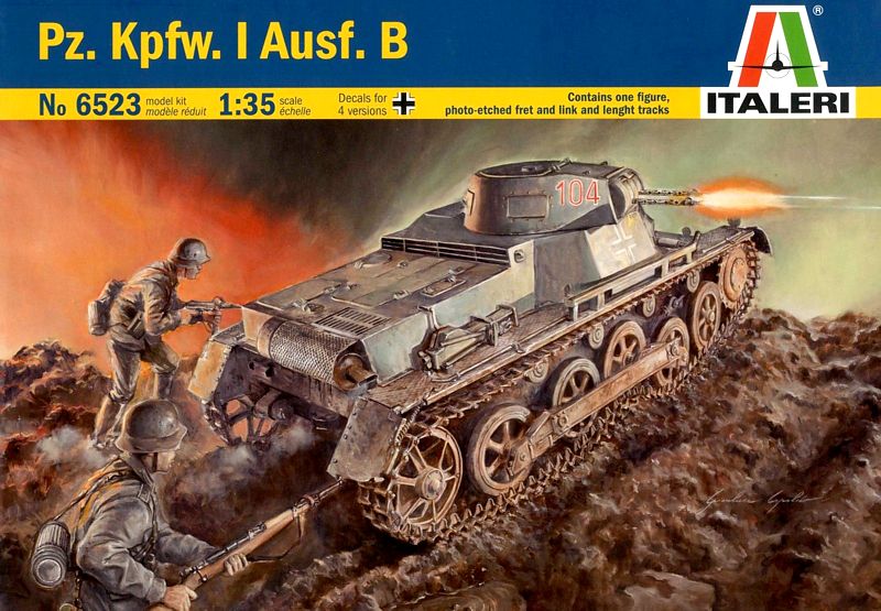 6523  техника и вооружение  Pz.Kpfw. I Ausf.B (1:35)