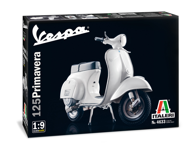 4633  автомобили и мотоциклы  VESPA 125 PRIMAVERA  (1:9)
