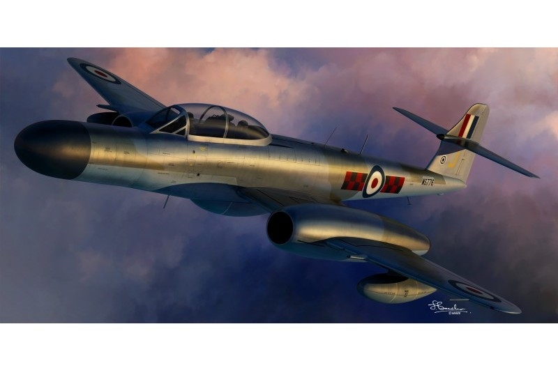 48011  авиация  Gloster Meteor NF.14  (1:48)