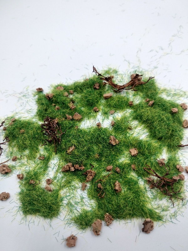 2999  материалы для диорам  Трава статичная. Прилесье. 2мм