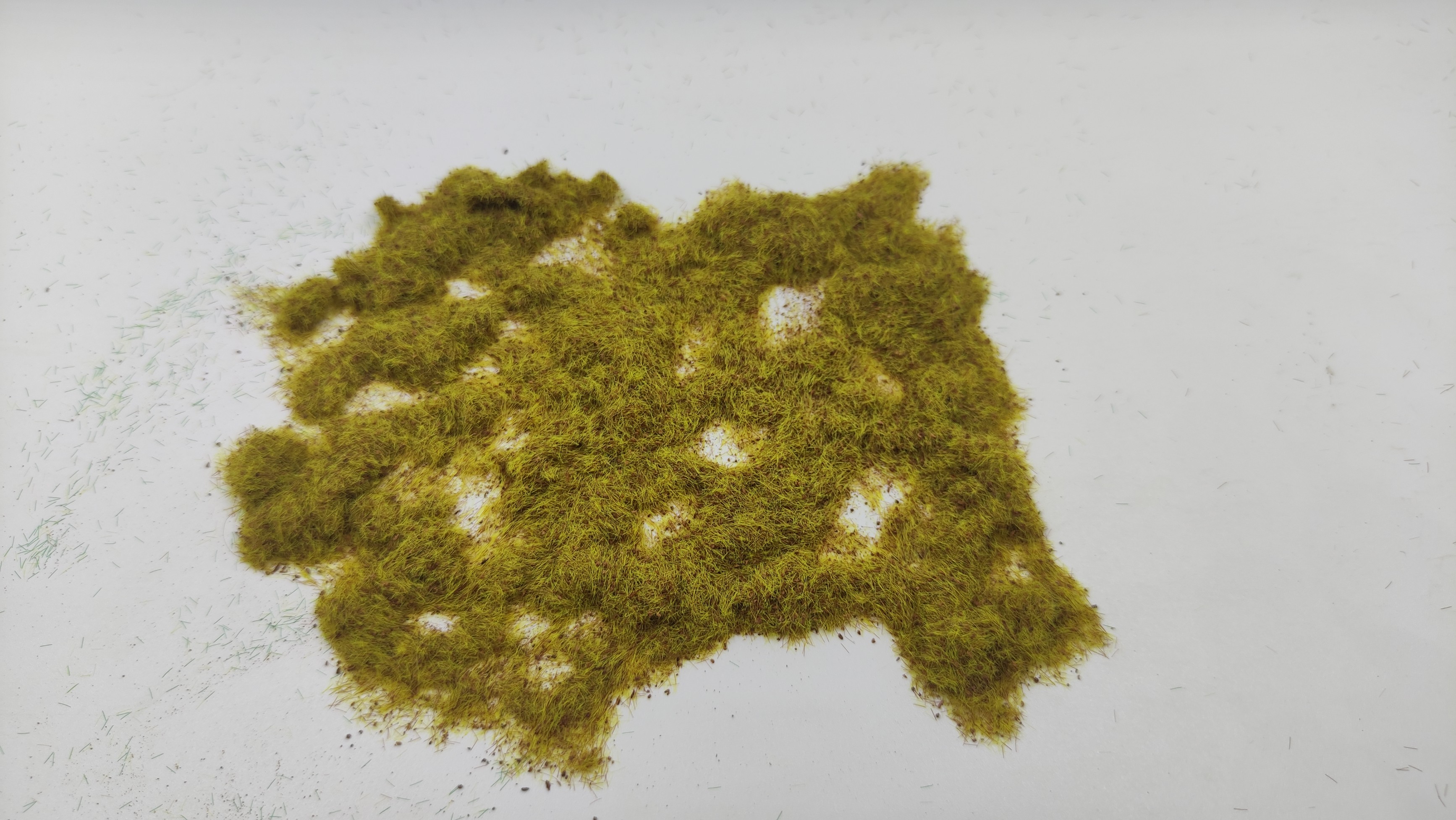 2973  материалы для диорам  Трава осенняя с землей, статичная / 2мм