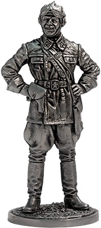 WW2-30  миниатюра  Лейтенант автобронетанковых войск РККА. 1939-42 гг. СССР