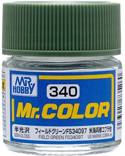C340  краска 10мл  FIELD GREEN FS34097