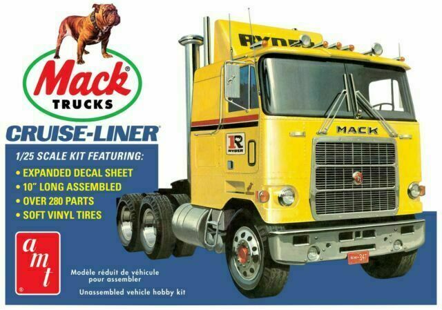 1062  автомобили и мотоциклы  Mack Cruise-Liner Semi Tractor  (1:25)