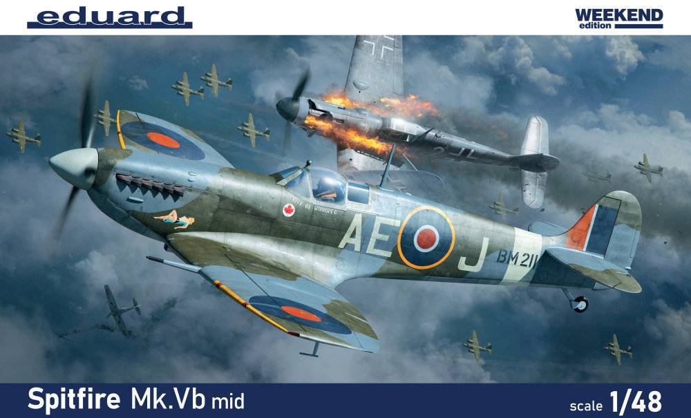84186  авиация  Spitfire Mk.Vb mid.  (1:48)