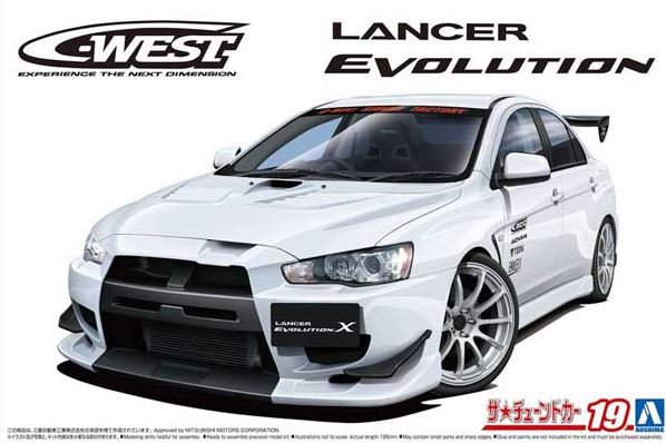 05897  автомобили и мотоциклы  C-West CZ4A Lancer Evolution X  (1:24)