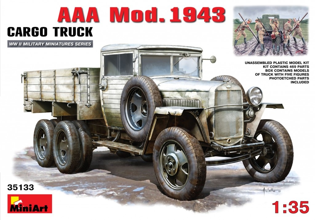 35133  техника и вооружение  AAA Mod. 1943 CARGO TRUCK  (1:35)