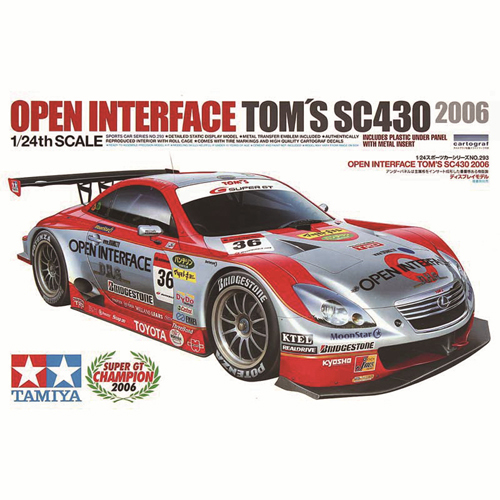 24293  автомобили и мотоциклы  Lexus Open Interface Tom's SC430 (1:24)