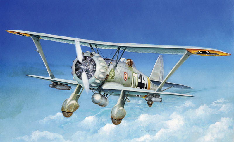 2632  авиация  Hs-123 A-1 (1:48)