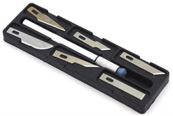 4002  ручной инструмент  Нож с цанговым зажимом,  Набор 7 предметов