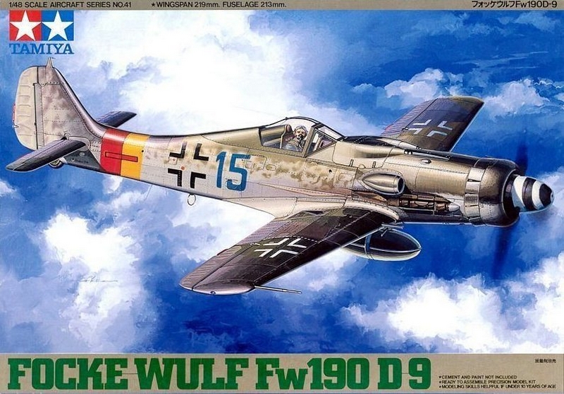 61041  авиация  Focke-Wulf FW 190D-9 (1:48)