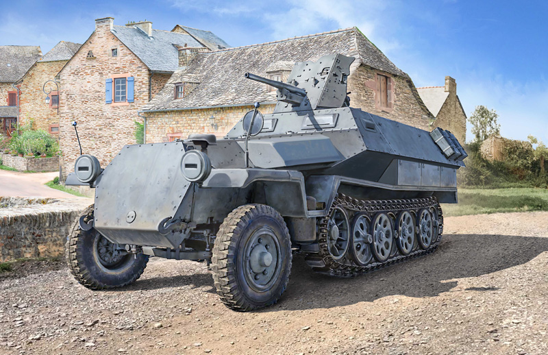 7079  техника и вооружение  Sd.Kfz. 251/10  (1:72)