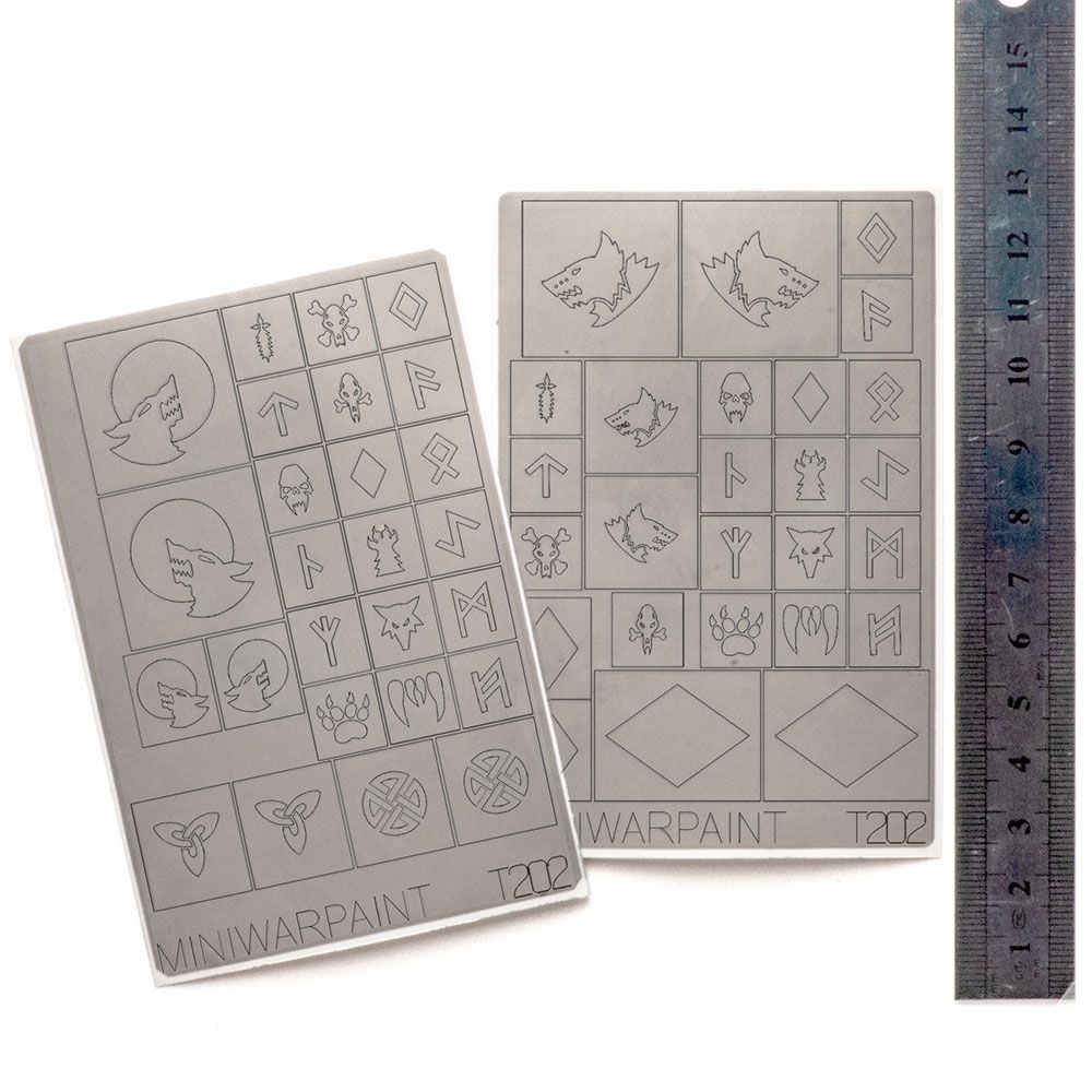 T-202  инструменты для работы с краской  Маска окрасочная Space Wolves I