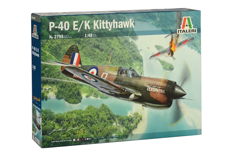 2795  авиация  P-40 E/K KITTYHAWK  (1:48)