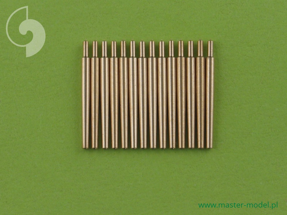 SM-350-051  металлические стволы  USN 5 дюймов / 25 (12,7 мм) (14 шт.)  (1:350)