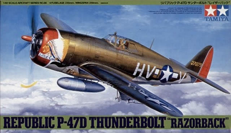 61086  авиация  P-47D Thunderbolt "Razorback"  (1:48)