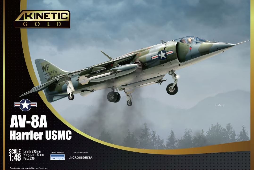 K48072  авиация  AV-8A Harrier USMC  (1:48)